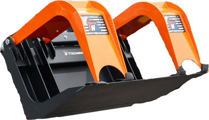TNAttachments Mini Twin Clamp Grapple Bucket